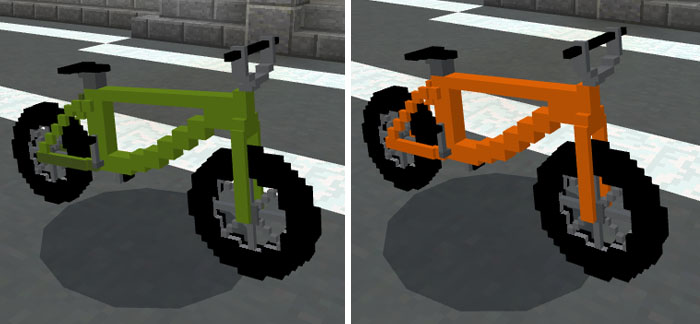 Bike Addon colors
