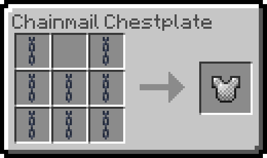Chainmail Chestplate recipe