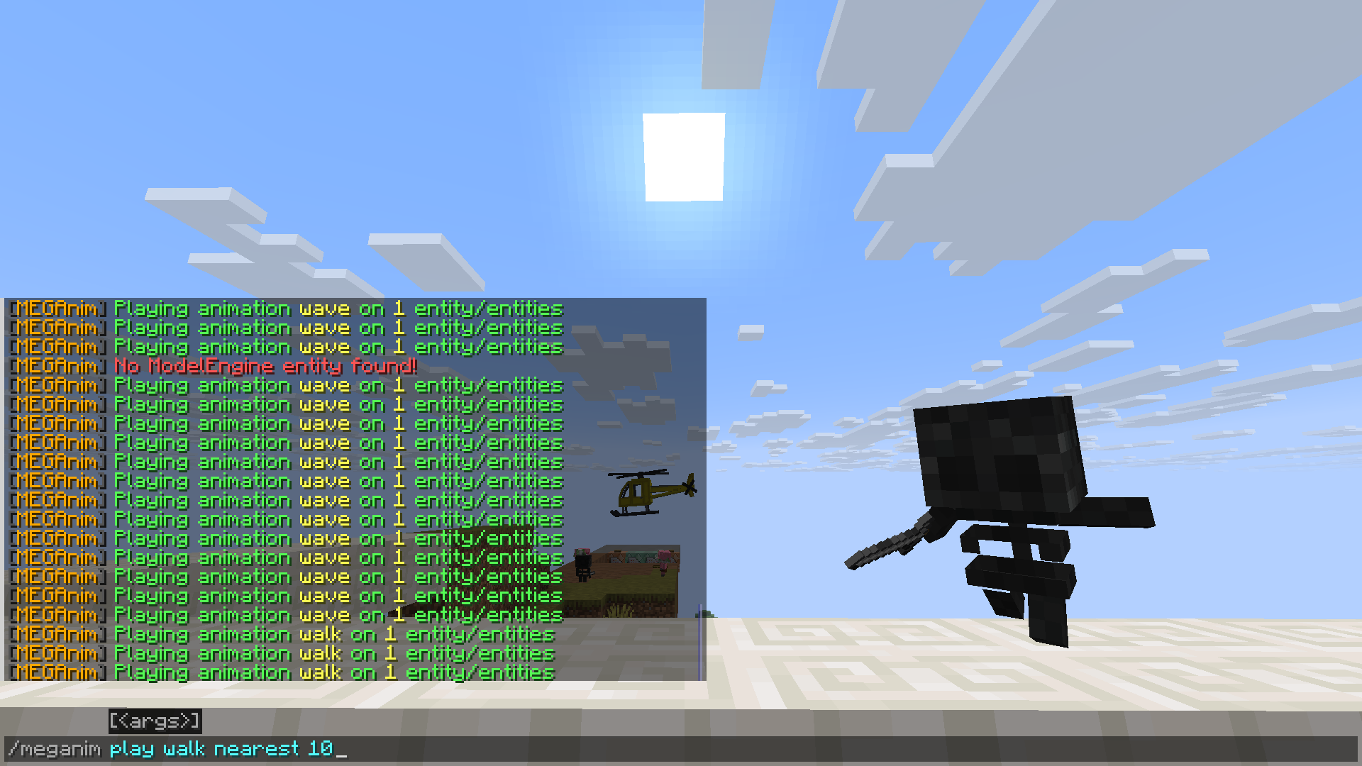 Chibi Wither Walk Animation